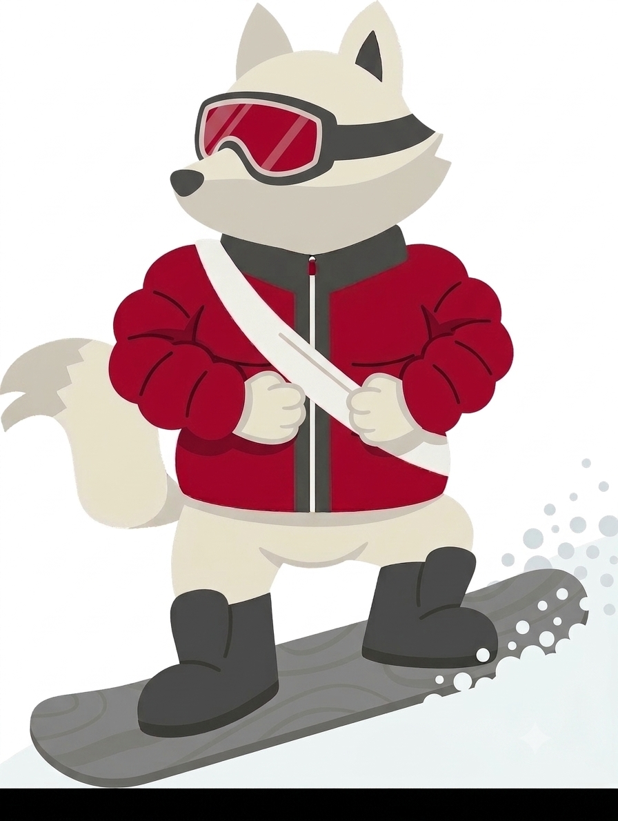 AI single: Lief cruising with a paw on his sash